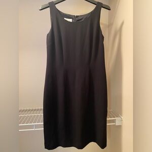 David Warren New York black sleeveless fully lined dress size 8